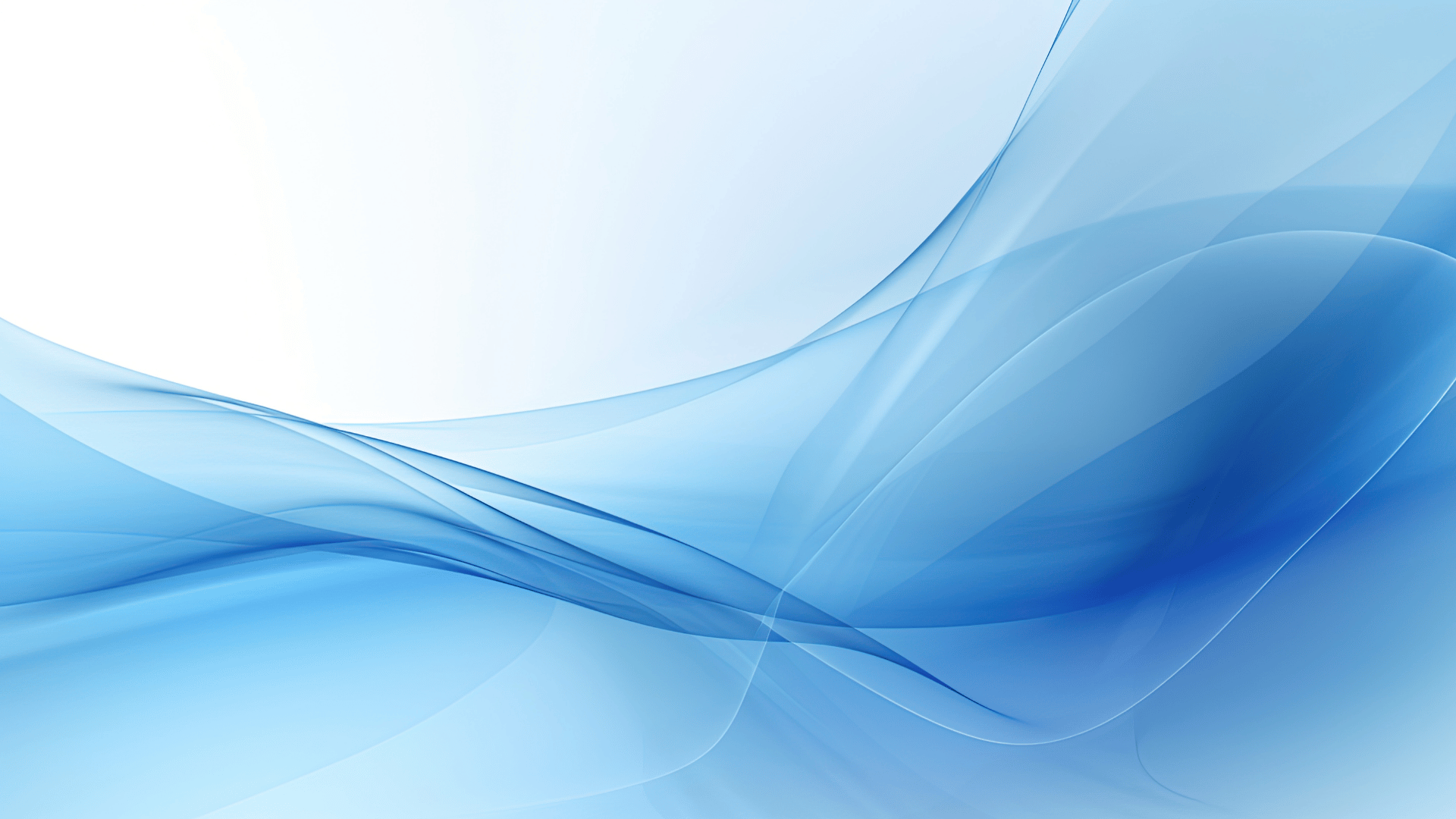 Blue and pearl abstract glass swirl background with soft flowing curves and modern luxury digital design aesthetic